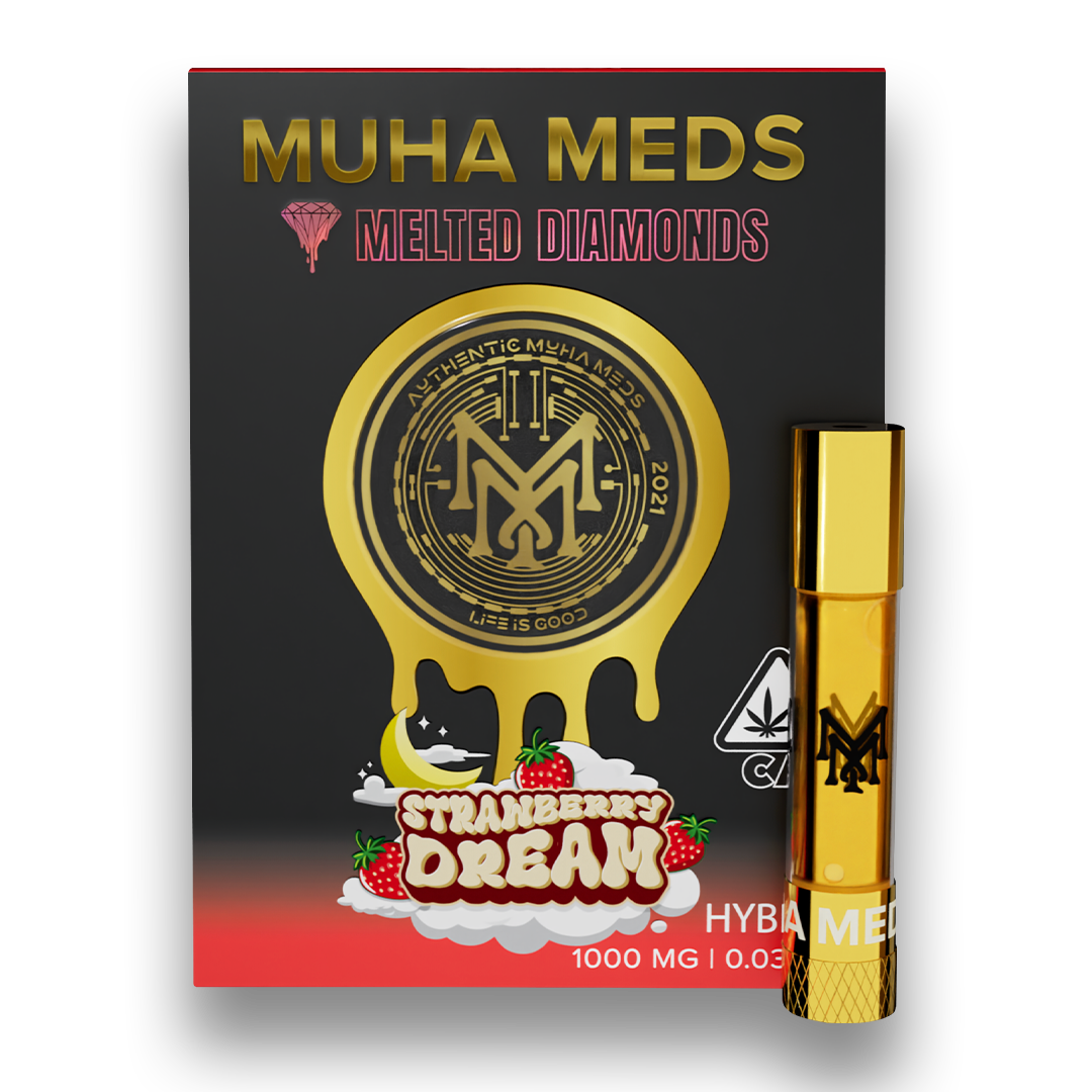 Strawberry Dream Muha Meds Cart 1000MG | Hybrid